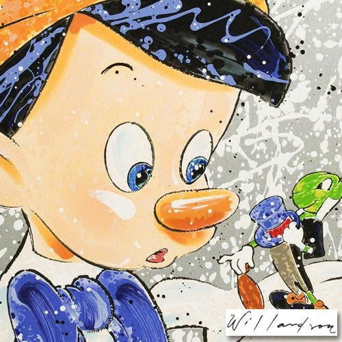 Boy Oh Boy Oh Boy Fine Art Serigraph Print Artist David Willardson Hand Signed and Numbered