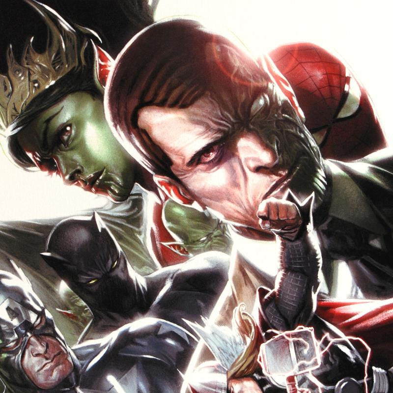 Secret Invasion 1 Marvel Comics Artist Leinil Francis Yu Canvas Giclée Print Numbered