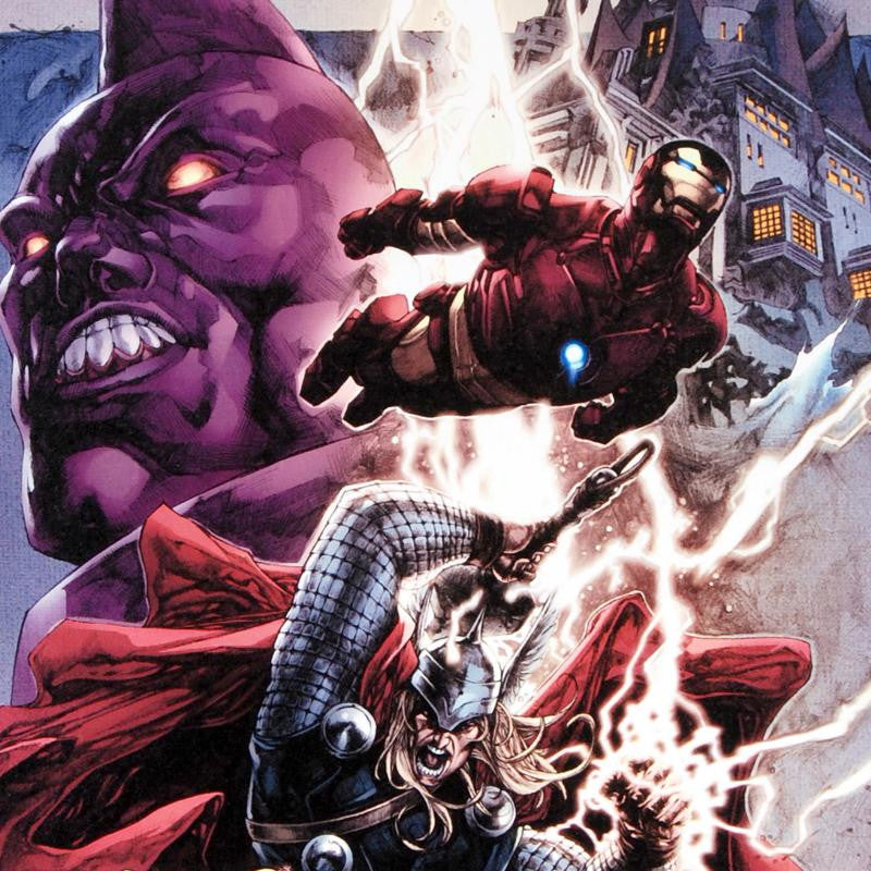 Iron Man Thor 2 Marvel Comics Artist Stephen Segovia Canvas Giclée Print Numbered