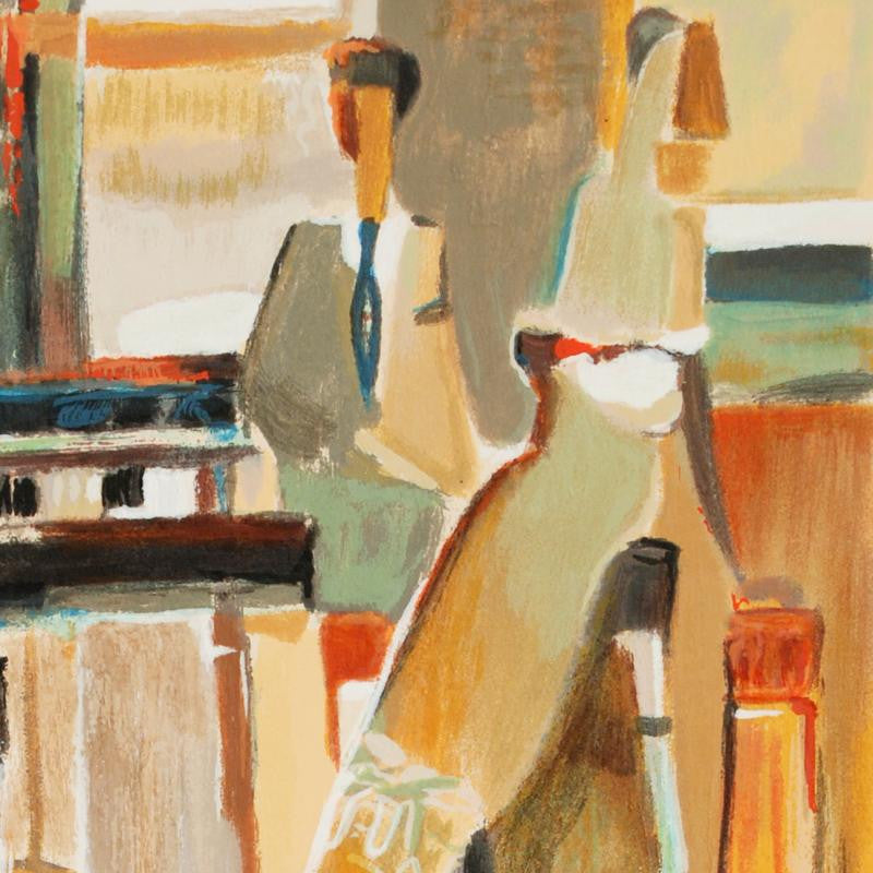 Cocktail III Yuri Tremler Serigraph Print Artist Hand Signed and Numbered