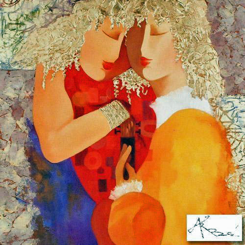 My Best Friend Arbe Ara Berberyan Canvas Giclée Print Artist Hand Signed and Numbered