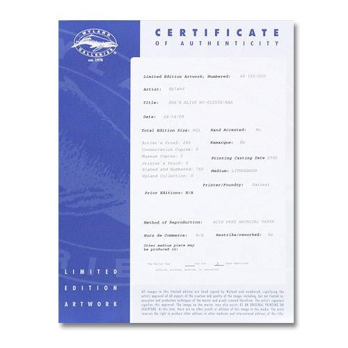 Seas Alive Wyland Artist Proof Lithograph Print Hand Signed and AP Numbered