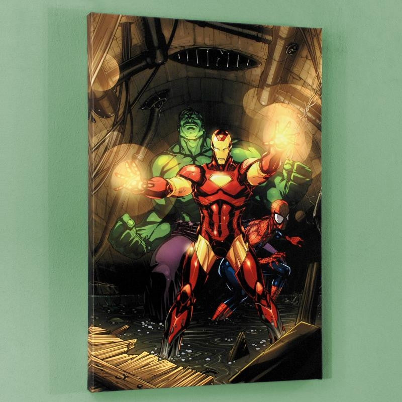 Secret Invasion 7 Marvel Comics Artist Leinil Francis Yu Canvas Giclée Print Numbered