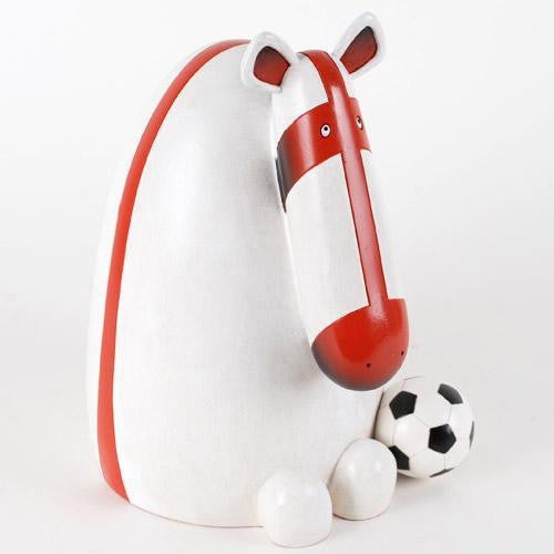 The Biggest Fan (Home) Hand Painted Peter Smith Sculpture Bearing the Cast Signature of the Artist Numbered