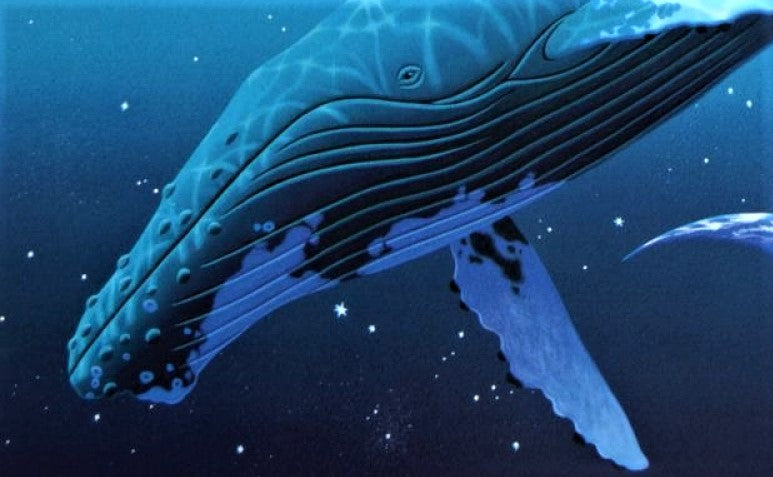 The Humpbacks World William Schimmel Fine Art Serigraph Print Artist Hand Signed and Numbered