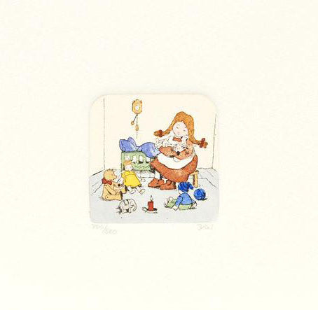 Kai Thorsten Hand Tinted Color Numbered Etchings Artist Hand Signed