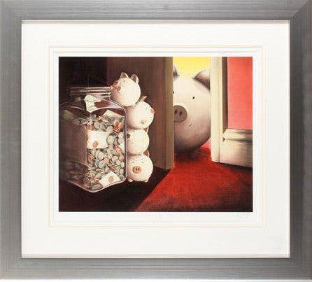 Caught in the Act A J Callan Giclée Print Artist Hand Signed and Numbered