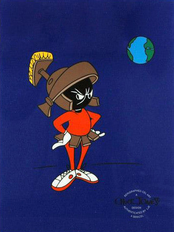 Marvin Martian Chuck Jones Sericel Artist Stamped Signed