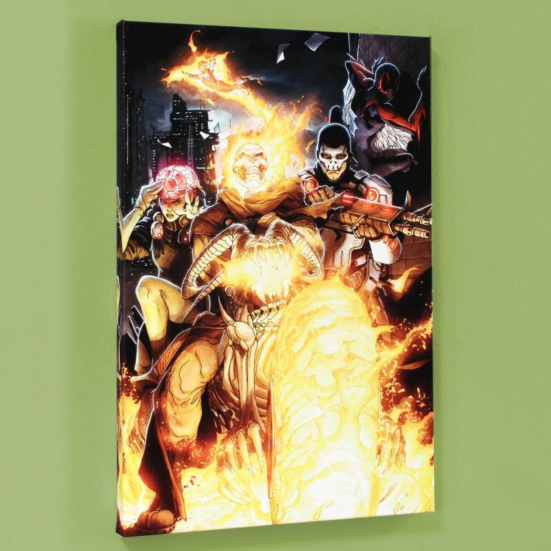Timestorm 2009 2099 2 Marvel Comics Artist Paul Renaud Canvas Giclée Print Numbered
