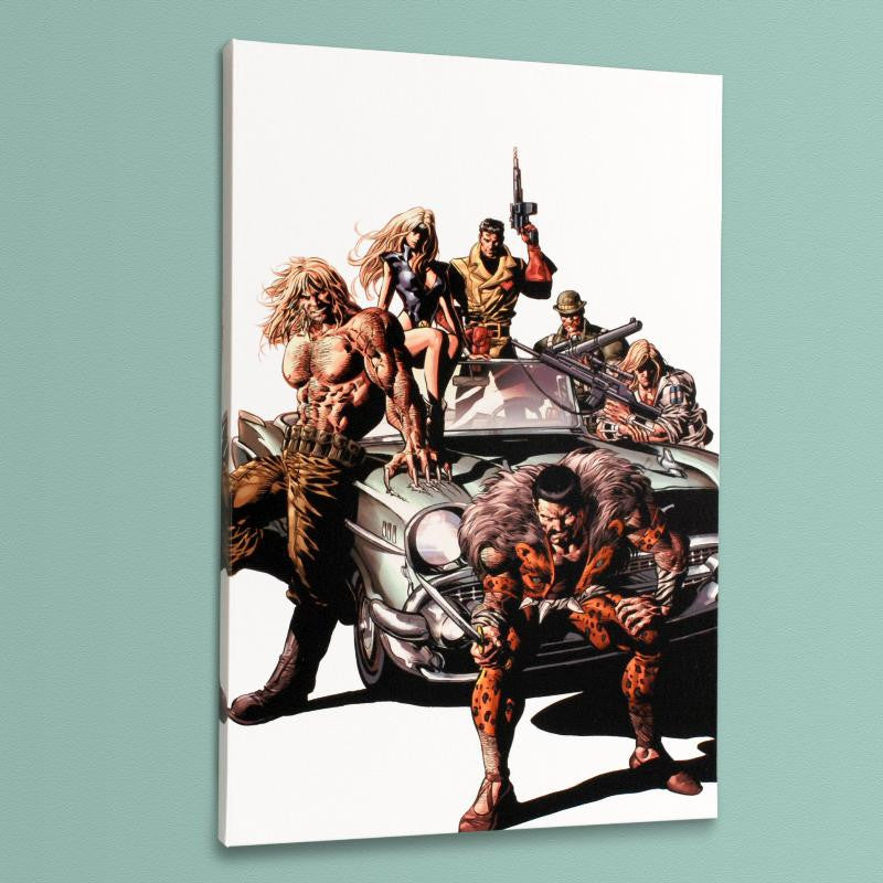 New Avengers 10 Marvel Comic Artist Mike Deodato Canvas Giclée Print Numbered