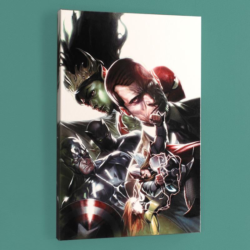 Secret Invasion 1 Marvel Comics Artist Leinil Francis Yu Canvas Giclée Print Numbered