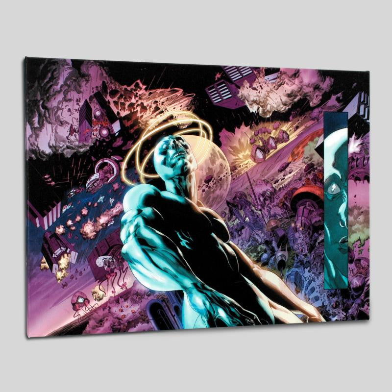 Silver Surfer In Thy Name 3 Marvel Comics Artist Tan Eng Huat Canvas Giclée Numbered