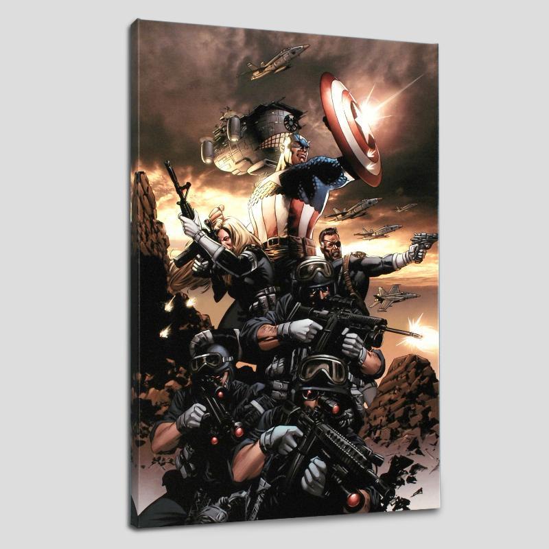 Captain America 9 Marvel Comics Artist Steve Epting Canvas Giclée Print Numbered