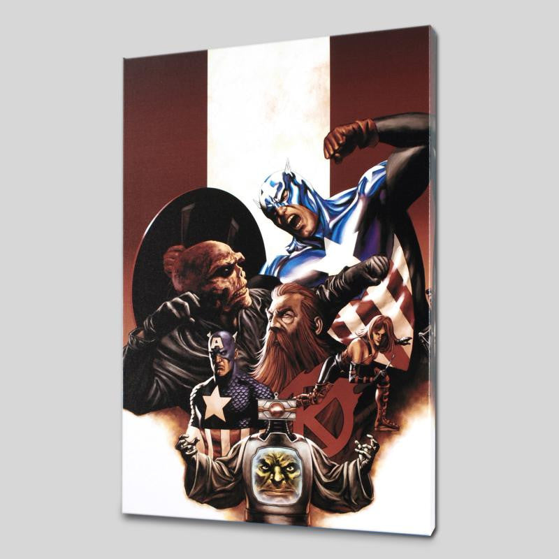 Captain America 42 Marvel Comics Artist Steve Epting Fine Art Canvas Giclée Print Numbered