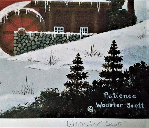 Patience Jane Wooster Scott Lithograph Print Artist Hand Signed and Numbered