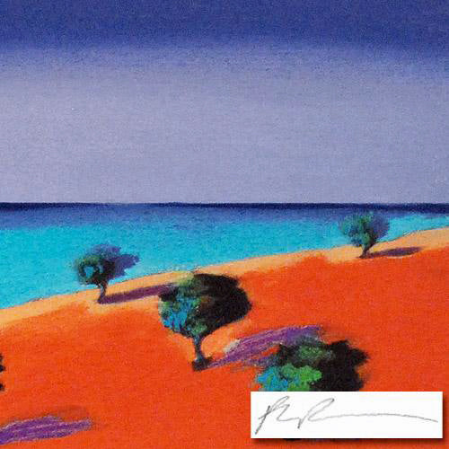 Into the Blue Paul Powis Serigraph Print Artist Hand Signed and Numbered