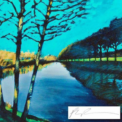 Downstream II Paul Powis Giclée Print Artist Hand Signed and Numbered