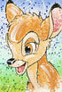 Bambi The Buck Stops Here David Willardson International Proof Serigraph Print Artist Hand Signed and IP Numbered