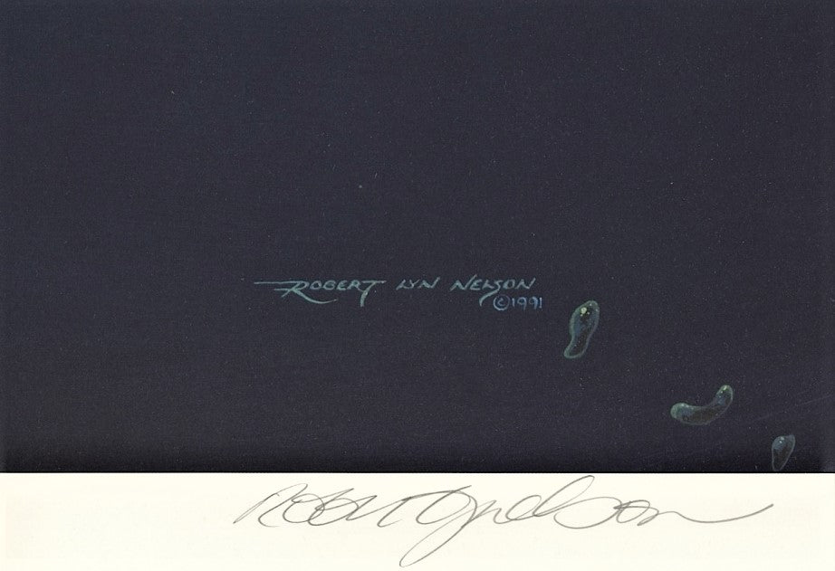 The Welcome Light Robert Lyn Nelson Mixed Media Print Artist Hand Signed and Numbered