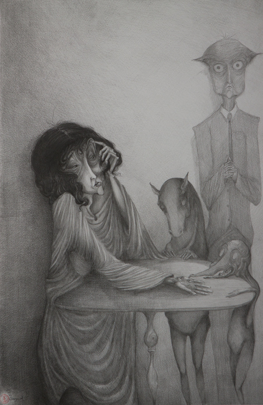 What Should I Do Diana Martin Print on Photographic Paper Artist Hand Signed Numbered and Framed