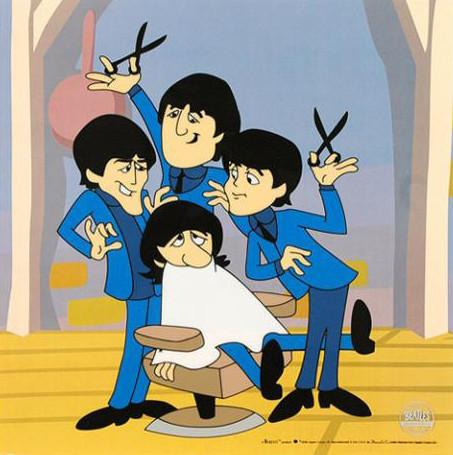 The Beatles Cartoon Biography and Art Gallery Collection