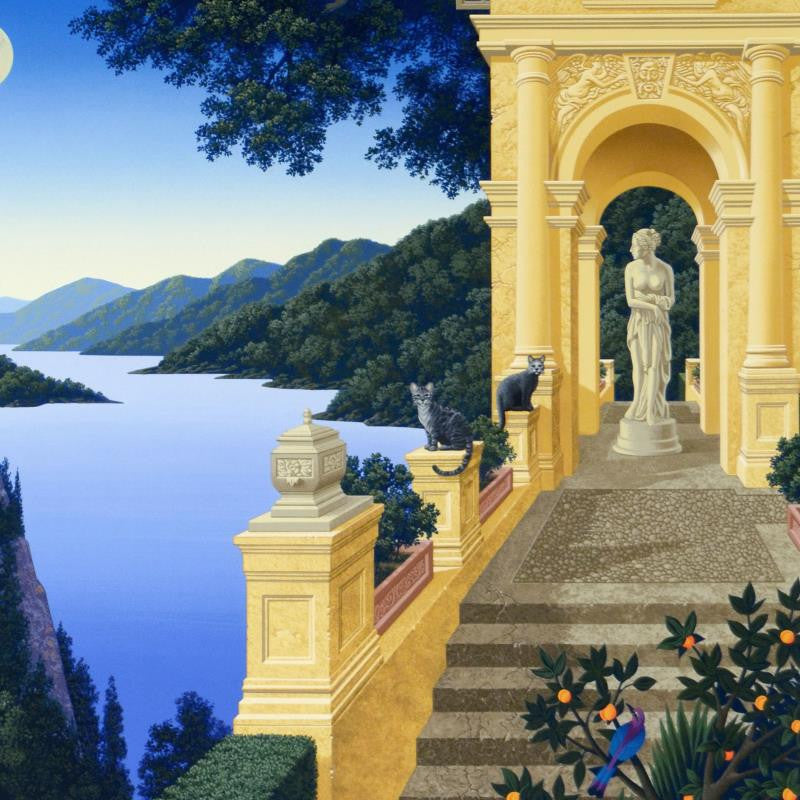Two Suitors Jim Buckels Serigraph Print on Claybord Artist Hand Signed and Numbered