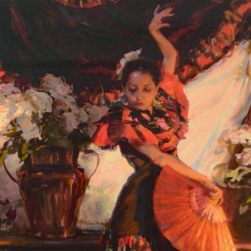 Viva Flamenco Dan Gerhartz Canvas Giclée Print Artist Hand Signed and Numbered