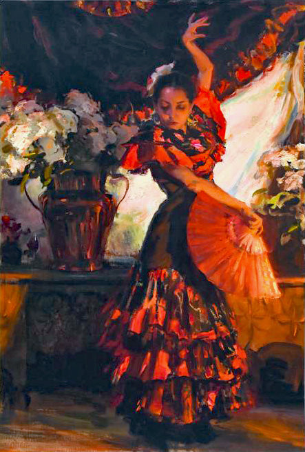 Viva Flamenco Dan Gerhartz Giclée Print Artist Hand Signed and Numbered