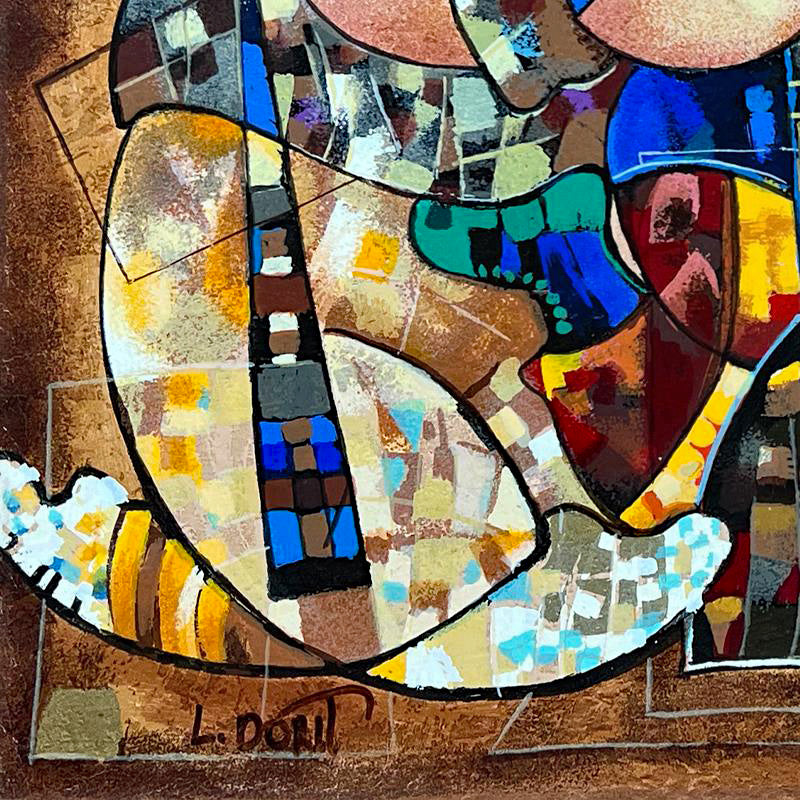 Peaceful Feelings Dorit Levi Hors Commerce Serigraph Artist Hand Signed and Numbered