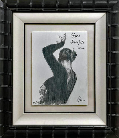 Study for Tericopela Negro Fabian Perez Artist Proof Giclée Hand Signed AP Numbered and Framed