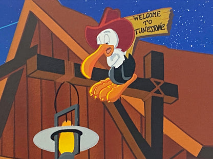 Looney Tunes, Tunetown Melanie Taylor Kent Serigraph Print Artist Hand Signed.