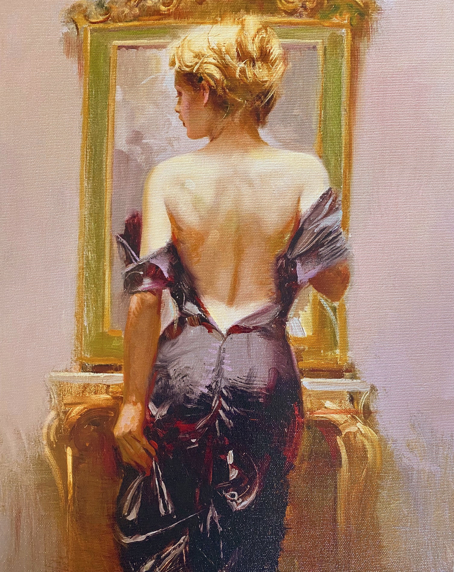 Evening Elegance Pino Daeni Canvas Giclée Print Artist Hand Signed and Numbered