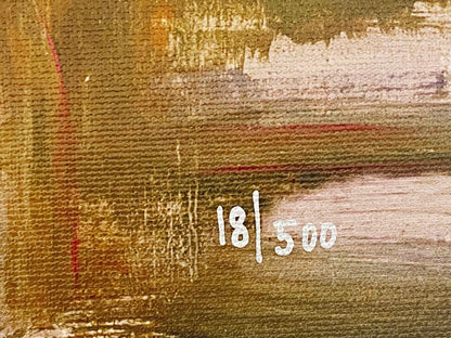 The Silk Shawl Pino Daeni Canvas Giclée Print Artist Hand Signed and Numbered