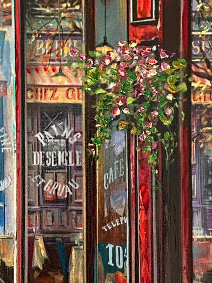 Passage Le Julien Vadik Suljakov Hand Embellished Printers Proof Serigraph on Stretched Canvas Artist Hand Signed and PP Numbered