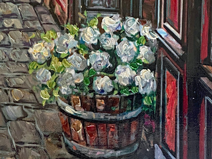 Passage Le Julien Vadik Suljakov Hand Embellished Printers Proof Serigraph on Stretched Canvas Artist Hand Signed and PP Numbered