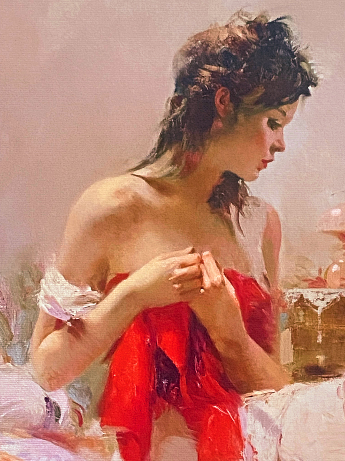 Expectations Pino Daeni Canvas Giclée Print Artist Hand Signed and Numbered