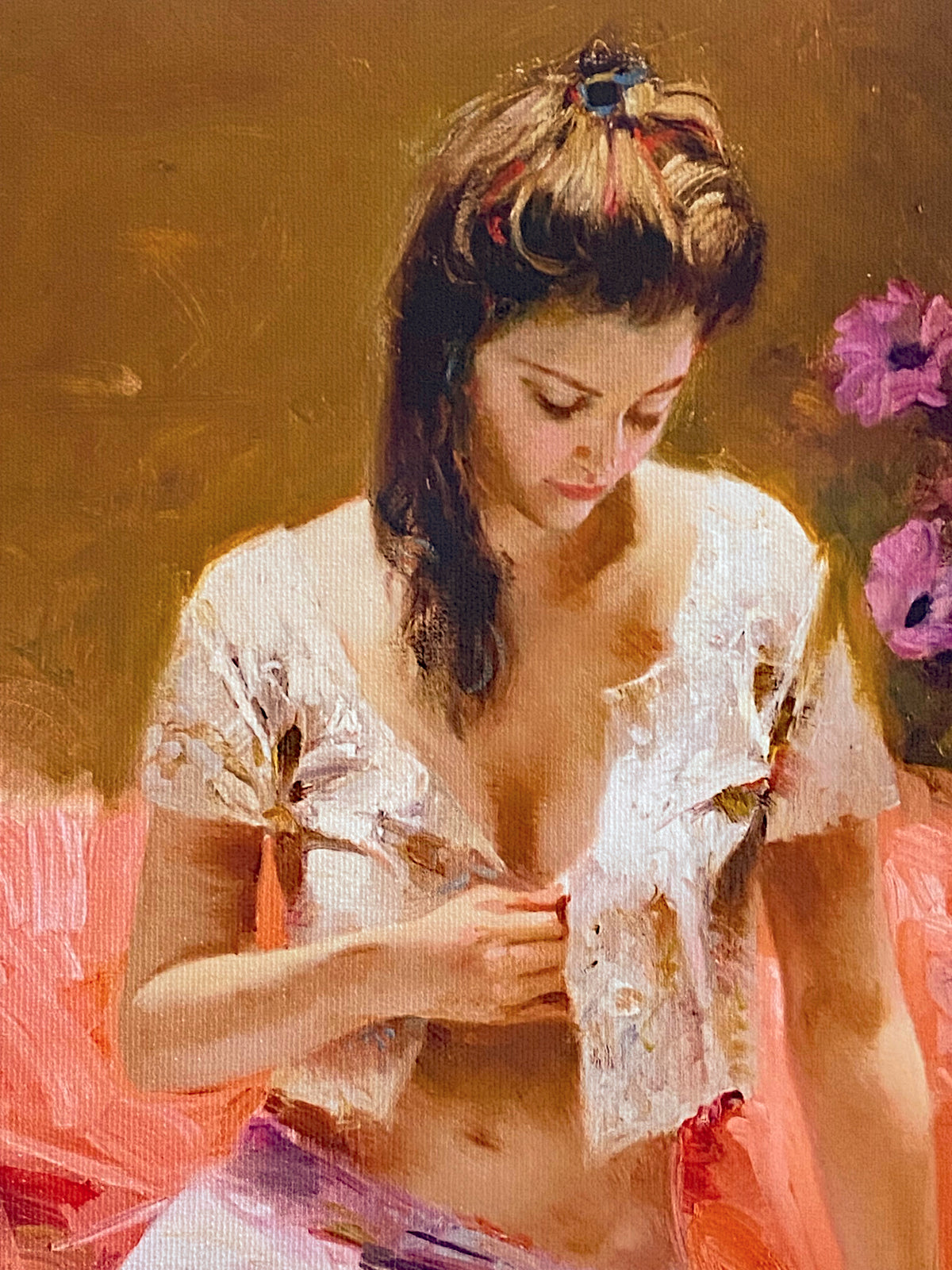 Into The Night Pino Daeni Canvas Giclée Print Artist Hand Signed Numbered