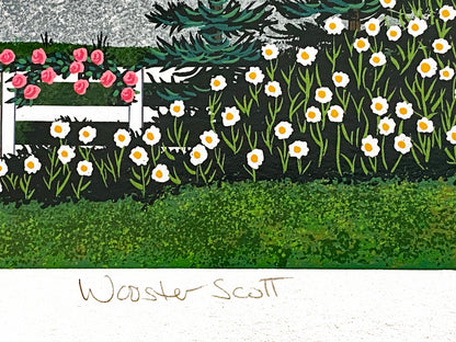 A Moment to Cherish Jane Wooster Scott Serigraph with Color Remarque Artist Hand Signed and Numbered