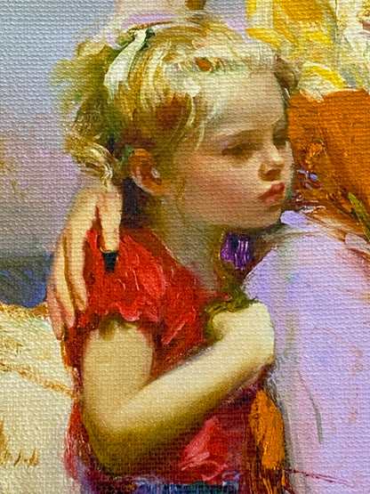 Family Retreat Pino Daeni Canvas Giclée Print Artist Hand Signed and Numbered