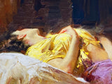 Afternoon Repose Pino Daeni Giclée Print Artist Hand Signed and Numbered