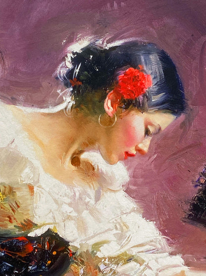 Spanish Dancer Pino Daeni Giclée Print Artist Hand Signed and Numbered