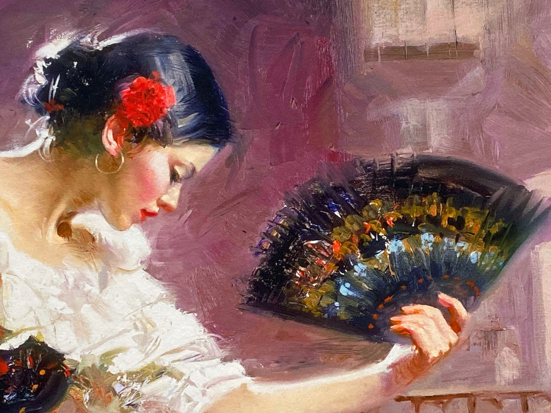 Spanish Dancer Pino Daeni Giclée Print Artist Hand Signed and Numbered