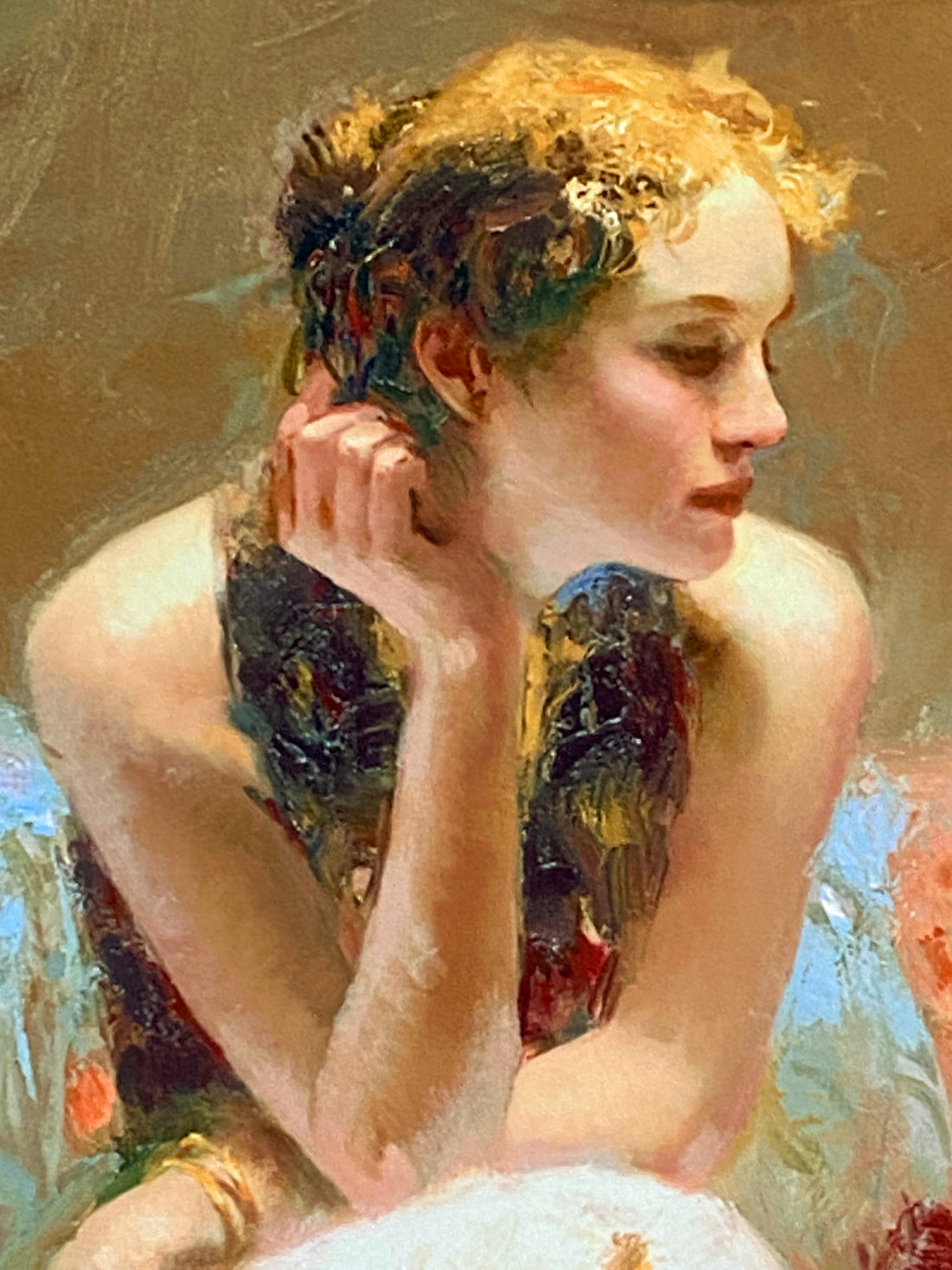 Thinking of You Pino Daeni Giclée Print Artist Hand Signed and Numbered