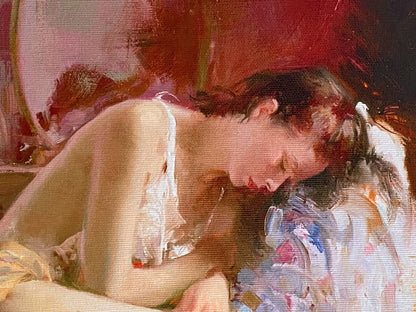 Fanciful Dreams Pino Daeni Canvas Giclée Print Artist Hand Signed and Numbered