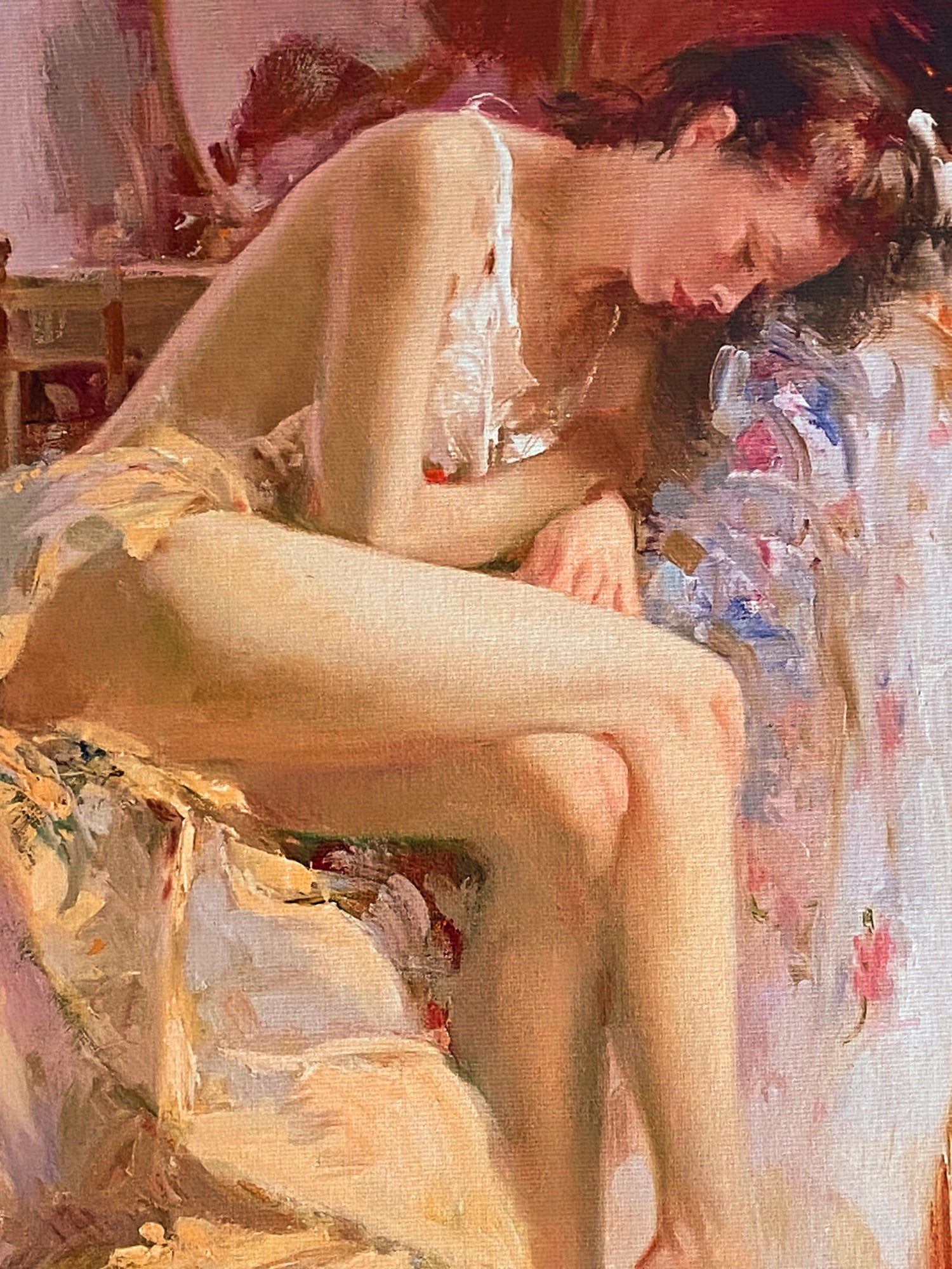 Fanciful Dreams Pino Daeni Canvas Giclée Print Artist Hand Signed and Numbered