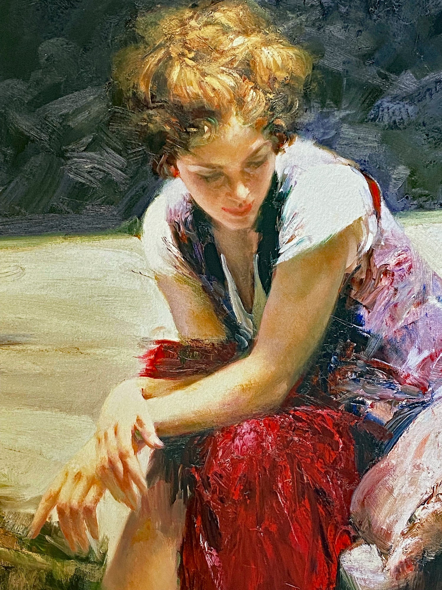 Whispering Heart - Limited Edition Giclée on Paper by Pino Daeni (1939-2010)