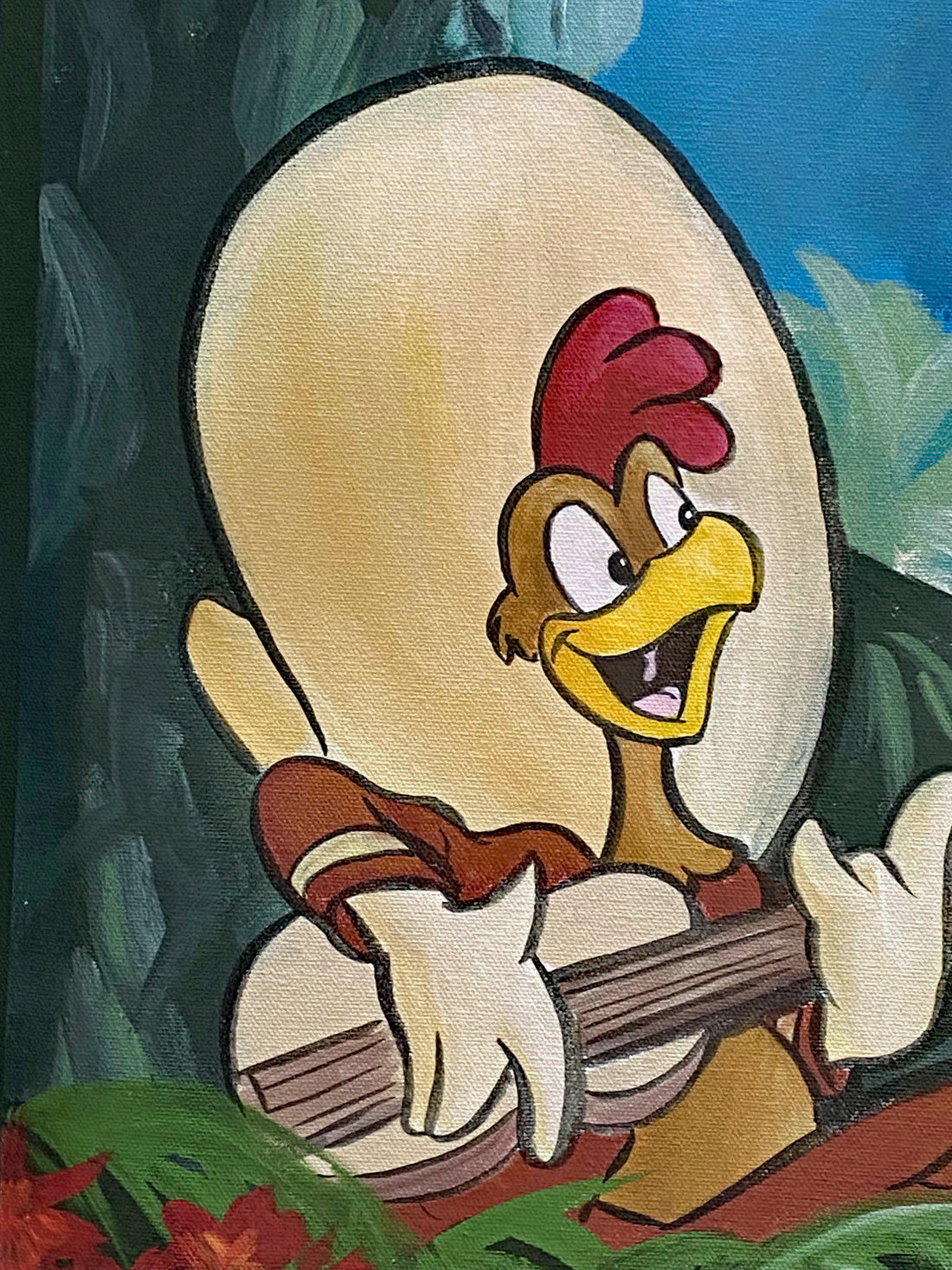 Three Caballeros Tricia Buchanan-Benson Canvas Giclée Artist Hand Signed and Numbered