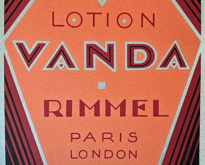 Rimmel Lotion Vanda RE Society Hand Pulled Lithograph Print Hand Signed and Numbered