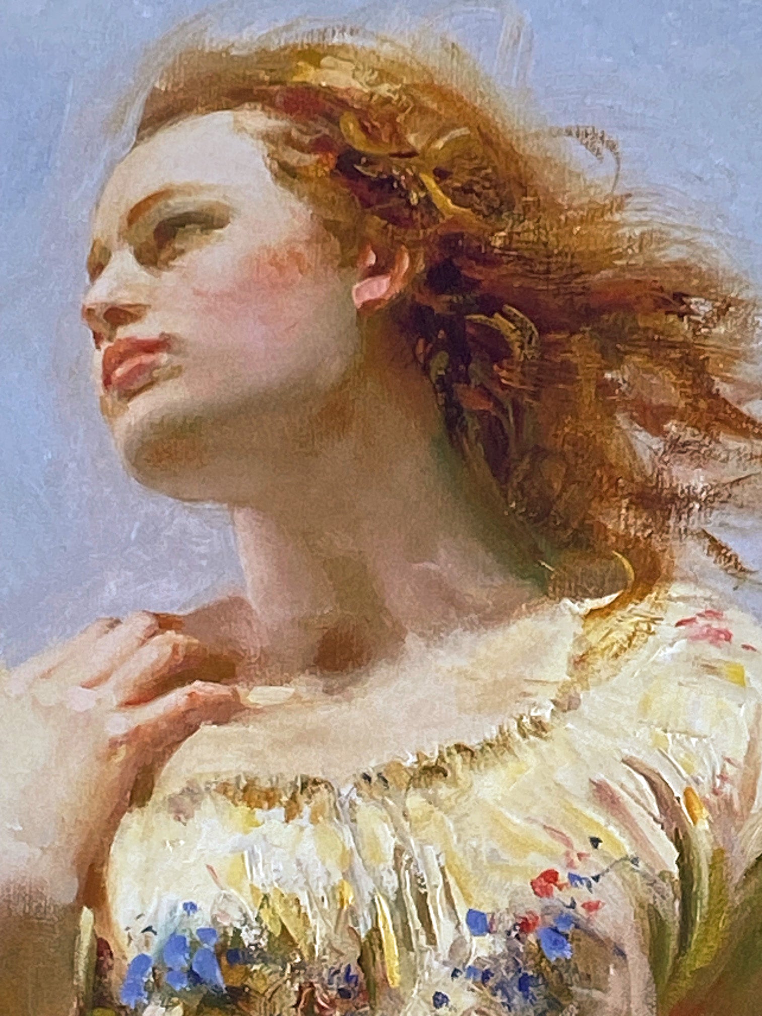 Wind Swept Pino Daeni Giclée Print Artist Hand Signed and Numbered