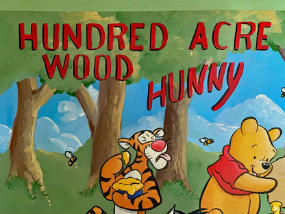 Hundred Acre Wood Tricia Buchanan-Benson Canvas Giclée Artist Hand Signed and Numbered